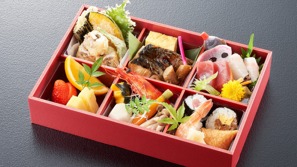 海遊び満喫クルーズの船上特製弁当（オプション）